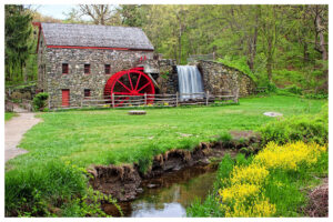 Wayside Inn Grist Mill in Sudbury Massachusetts