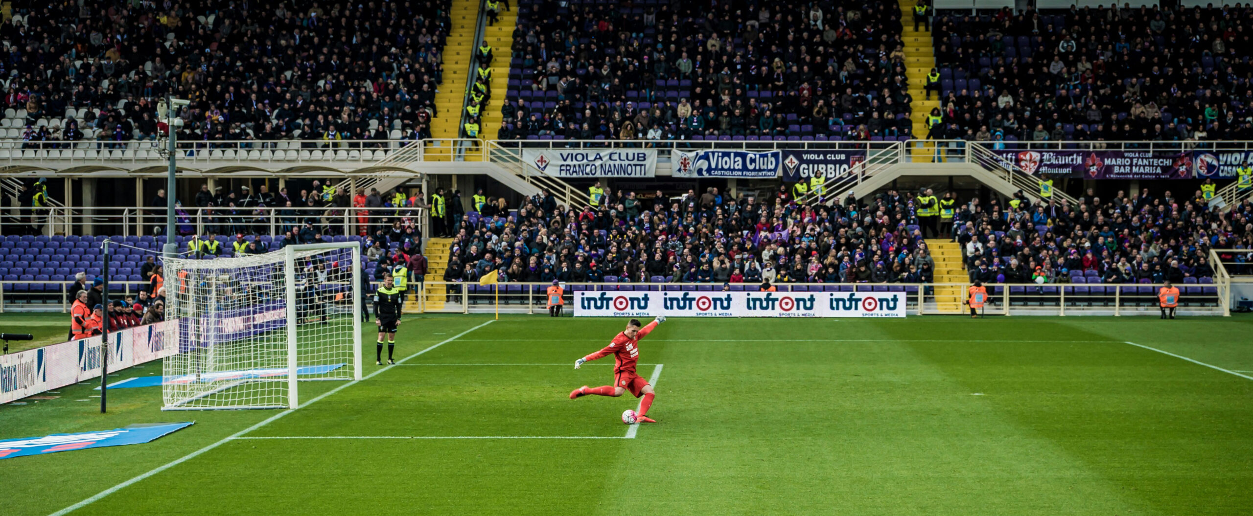 soccer player on a field
